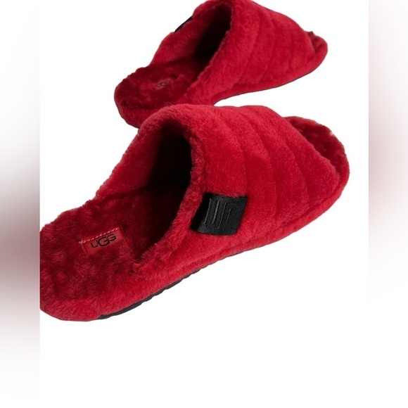 UGG Men’s Fluff You Slippers Samba Red